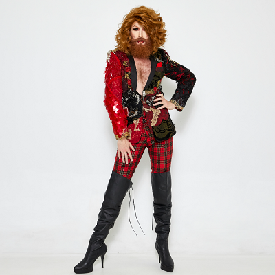 Gingzilla 7 foot ginger bearded transvestite