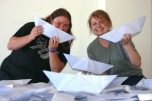 Cottesloe Beach gets 1,697 lifeboats (Central Tafe graduates in Sculpture by the Sea)
