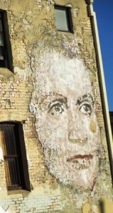 How good are you with a drill? (Vhils, Norfolk Hotel, Fremantle)