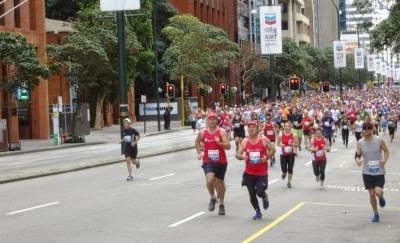 Why couldn’t the woman cross the road? (City to Surf)