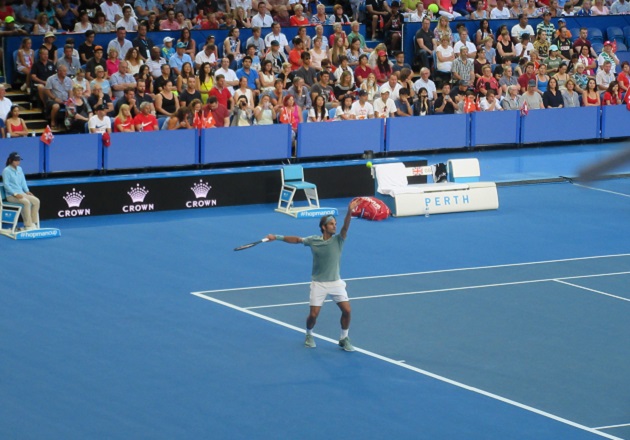 Federer first game back at Hopman Cup 2017
