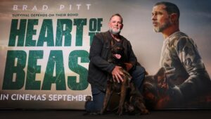 Jase Kelly and Rocky (Photo by Paul Kane/Getty Images for Paramount Pictures)